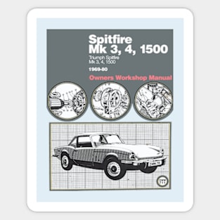 TRIUMPH SPITFIRE - workshop manual Sticker